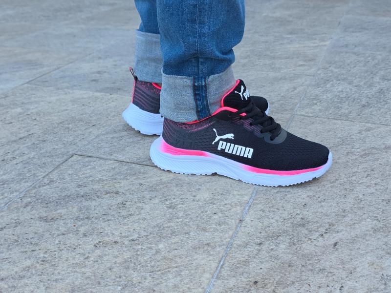 Pantofi Sport Carmen Negru-Roz Cod 330
