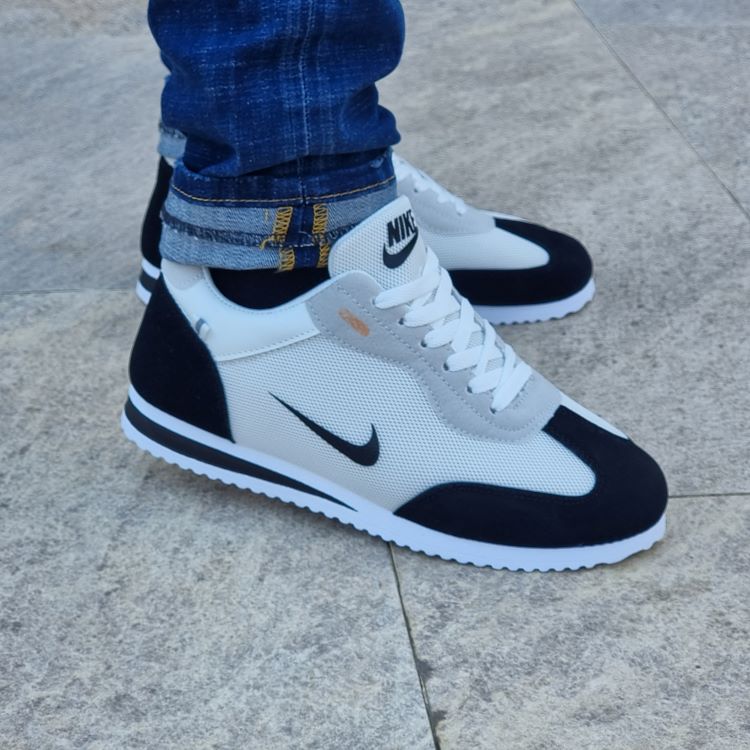 Pantofi Sport Alb Negru Cod 810