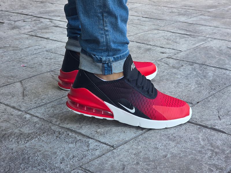 Pantofi Sport Roșu-Negru cu Talpă din Spumă și Pernă de Aer Cod 509