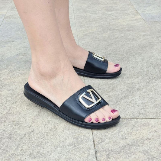 Papuci Valentino Negru Cod 29