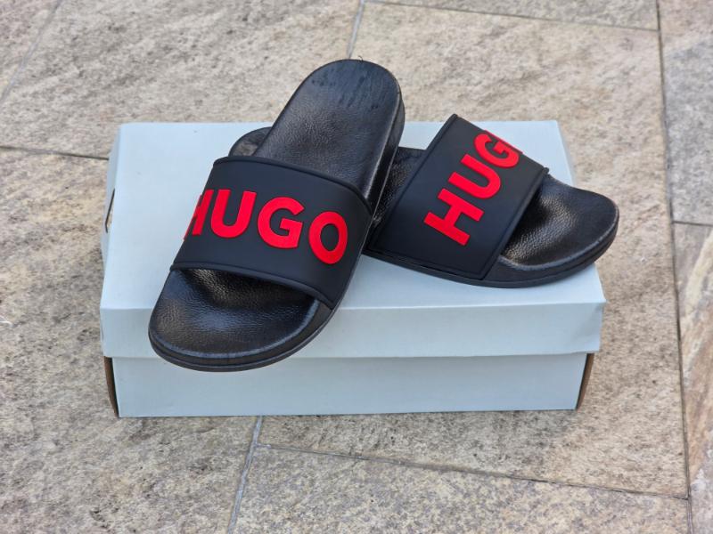 Slapi Hugo Negru-Rosu Cod 342