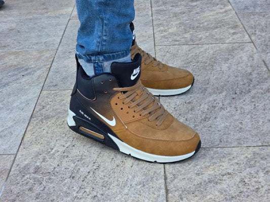 Ghete bărbați maro căptușite Air Style Cod 869