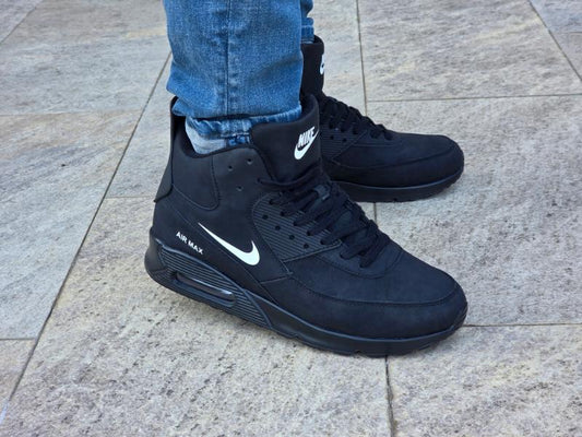 Ghete bărbați maro căptușite Air Style Black Cod 870