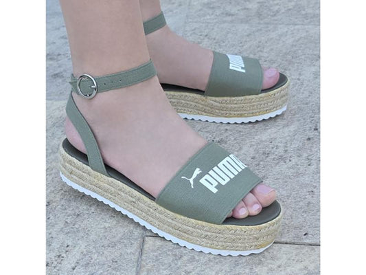 Sandale Flori Kaki Cod 335