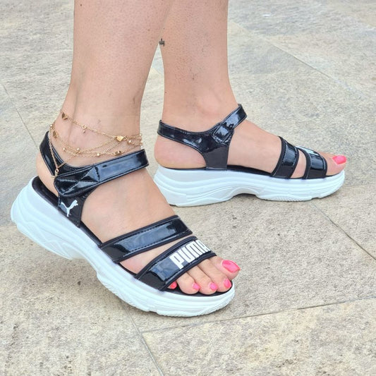 Sandale Mona Negru cod 63